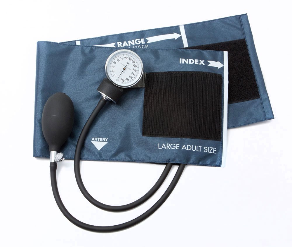 Sphygmomanometer Aneroid Prosphyg™775 Series Large Adult Cuff Nylon 34 - 50 cm Pocket Aneroid Navy Blue by American Diagnostic Corporation  ID 775-12XN